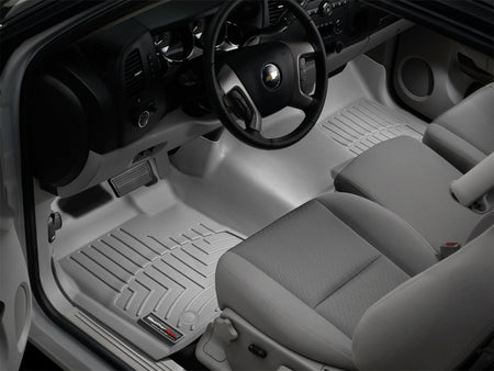 WeatherTech 07-13 GMC Sierra Front Floorliner OTH - Grey