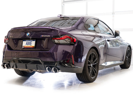 AWE Tuning 22-26 BMW M240i (G42) Track Edition Exhaust - Chrome Silver Tips