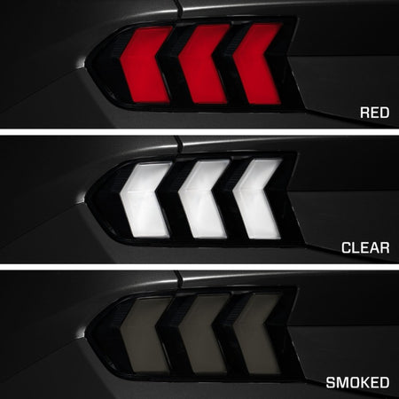 Form Lighting 2024+ Ford Mustang Sequential LED Tail Lights Clear (Pair)