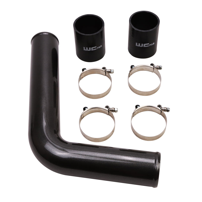 Wehrli 03-07 Cummins 5.9L Driver Side 3in Intercooler Pipe - Chevy Orange