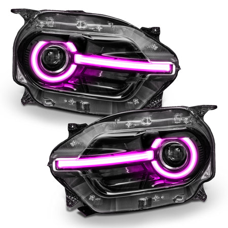 Oracle 2021 Ford Bronco Sport RGB+W Headlight DRL + Halo - ColorSHIFT w/ RF Controller