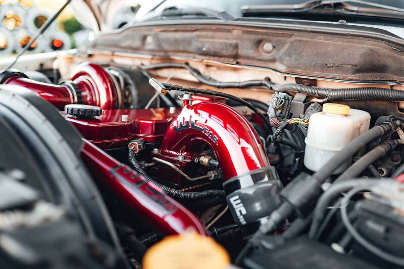 Wehrli 03-07 Cummins 5.9L 3.5in Intake Horn & Driver Intercooler Pipe - Bronze Chrome
