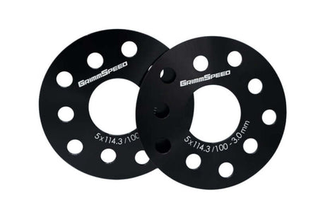 GrimmSpeed 5x100 and 5x114.3 3mm Wheel Spacer (Pair)