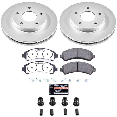 Power Stop 97-05 Chevrolet Blazer Front Z36 Coated Truck & Tow Brake Kit