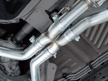 AWE Tuning 2021+ Ford Explorer Tremor 3.0TT 0FG Dual Rear Exit Exhaust w/ Bash Guard