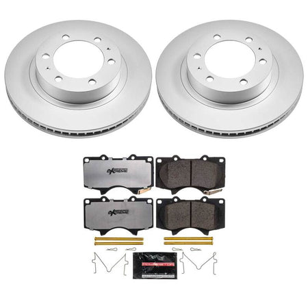 Power Stop 03-09 Toyota 4Runner Front Z36 Coated Truck & Tow Brake Kit