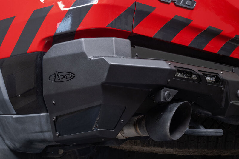 Addictive Desert Designs2025 Ram RHO Phantom Rear Bumper - Hammer Black Powder Coat