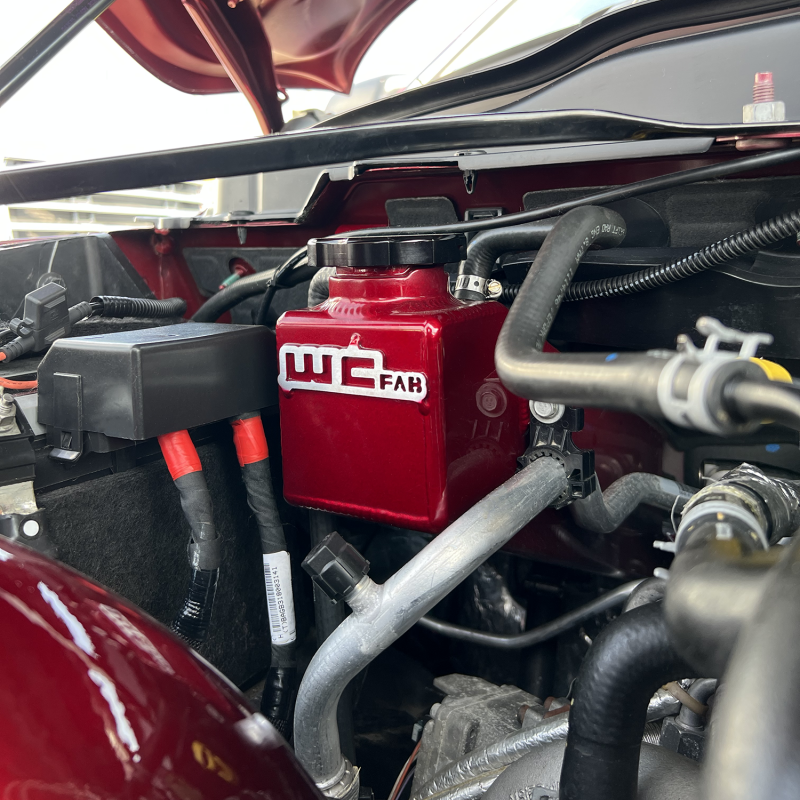 Wehrli 19-24 Cummins 6.7L OEM Placement Coolant Tank - Gun Metal