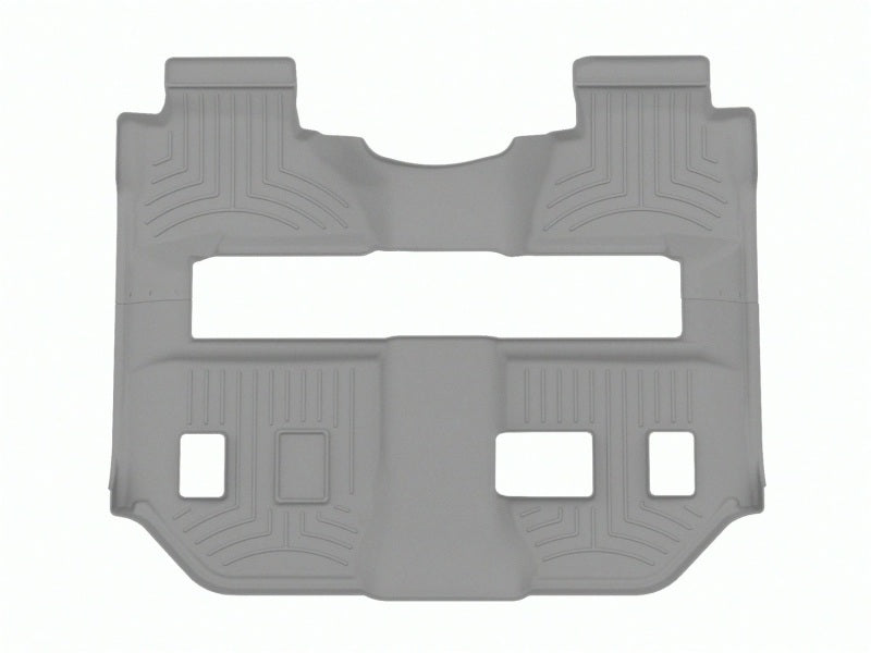 WeatherTech 15-20 Cadillac Escalade ESV Rear FloorLiner HP - Grey (2pc - 2nd Row Bench & 3rd row)