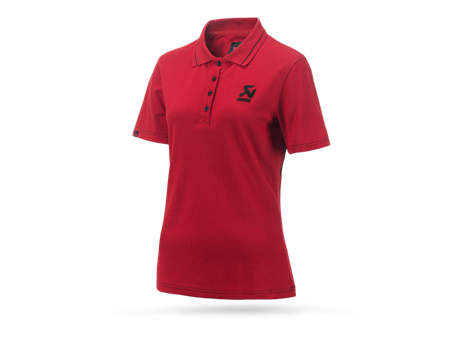 Akrapovic Corpo Polo Red Womens - XS