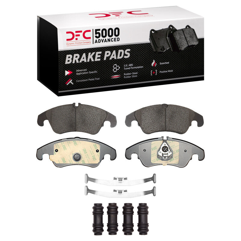 DFC 09-16 Audi A4 / 10-14 Audi A5 Front 5000 Advanced Ceramic Brake Pads and Hardware Kit