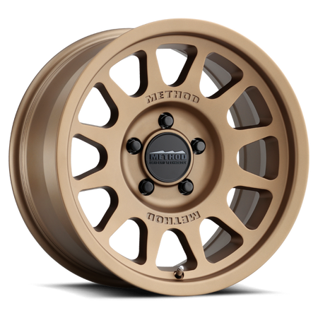 Method MR703 17x8.5 +25mm Offset 5x5 71.5mm CB Method Bronze Wheel