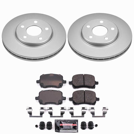 Power Stop 04-06 Chevrolet Malibu Front Z23 Coated Brake Kit