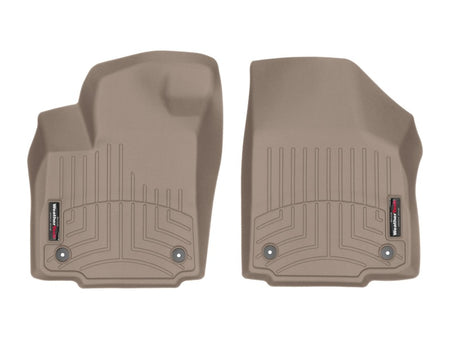 WeatherTech 10-15 Honda Crosstour Front FloorLiner - Tan (2WD; Twist Retention)