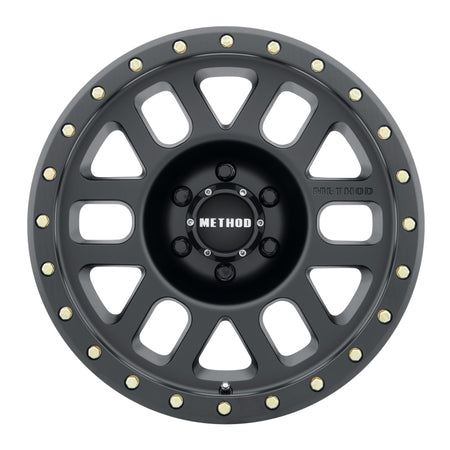 Method MR309 Grid 17x8.5 0mm Offset 6x120 83mm CB Matte Black Wheel