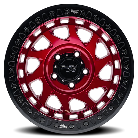 Dirty Life 9313 Enigma Race 17x9 / 8x170 BP / -12mm Offset / 125.2mm Hub Crimson Candy Red Wheel