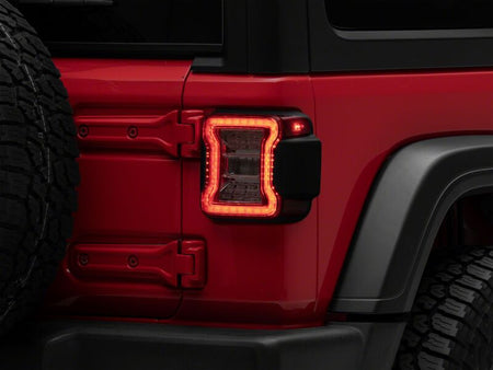 Raxiom 18-26 Jeep Wrangler JL LED Tail Lights- Clear Housing- Clear Lens