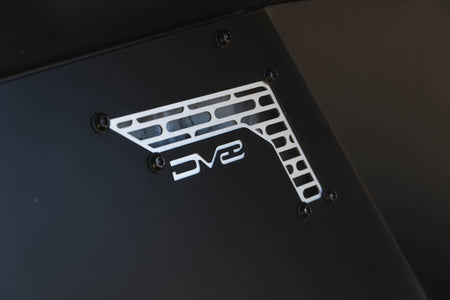 DV8 21-25 Ford Bronco Rear Aluminum Inner Fenders - Black