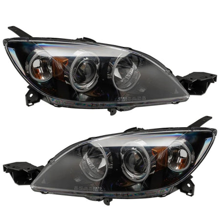 Oracle 04-09 Mazda 3 SMD HL - Hatchback - Halogen Style - ColorSHIFT w/ BC1 Controller