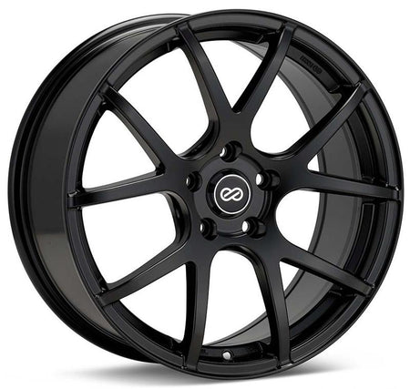 Enkei M52 17x7.5 50mm Offset 5x114.3 Bolt Pattern 72.6mm Bore Dia Matte Black Wheel