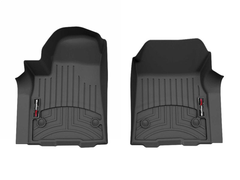 WeatherTech 2024 Chevrolet/GMC Silverado/Sierra EV w/Carpet Floor Front FloorLiner - Black