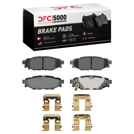 DFC 12-21 Subaru WRX Rear 5000 Advanced Ceramic Brake Pads and Hardware Kit