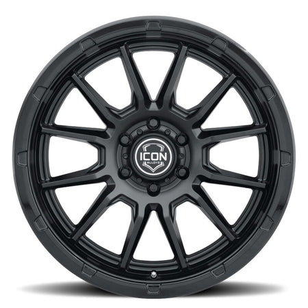 ICON Alloys Cajon 20x9 / 5x5 / -12mm / 4.5in BS Dual Black Wheel