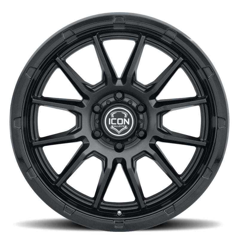 ICON Alloys Cajon 20x9 / 6x5.5 / 16mm / 5.625in BS Double Black Wheel