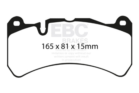 EBC Racing 07-08 Ferrari 430 Scuderia 4.3L RP-X Front Brake Pads