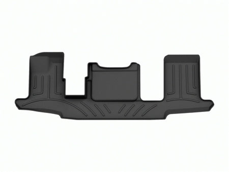 WeatherTech 22-24 Infiniti QX60 / 22-24 Nissan Pathfinder (Captains Chairs) Rear FloorLiner HP - Blk