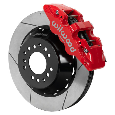 Wilwood kit front AERO6 wwe 2IN. drop alum pro spindle 14.00 rotor GT red