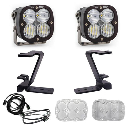 Baja Designs 2023+ Ford F250/F350 Super Duty XL80 Drive/Combo A-Pillar Kit - White
