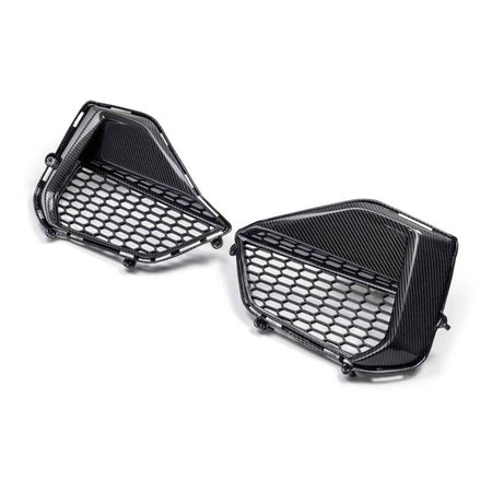 Anderson Composites 2024 Ford Mustang GT Carbon Fiber Front Bumper Inserts