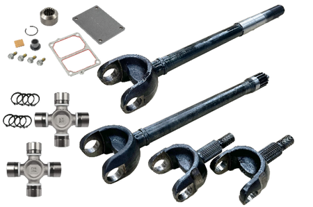 Revolution Gear & Axle 2018+ Jeep Wrangler JL & JT Chromoly Discovery Series Front Axle Kit w/FAD
