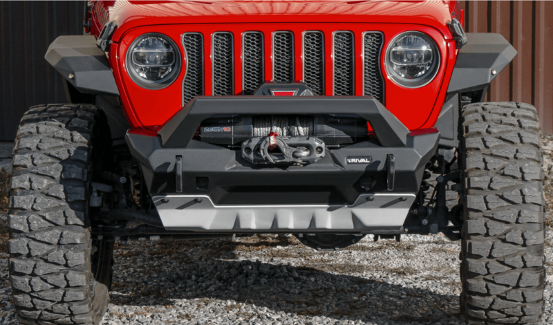Rival 2007-2026 Jeep Wrangler 2020-2026 Jeep Gladiator Front Aluminum Bumper