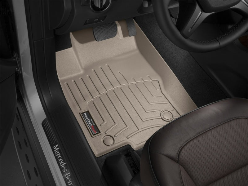 WeatherTech 2025 Nissan Armada/Infiniti QX80 2nd Row Bucket w/Mini Console Rear FloorLiner - Tan