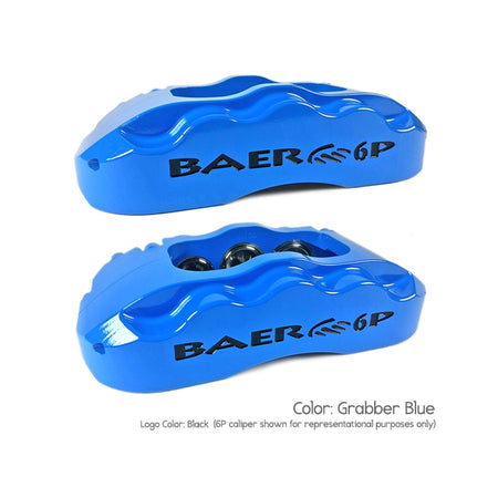 Baer Brakes 62-69 Ford Fairlane STD Studs 13in Pro+ Front SDZ Brake Kit - Grabber Blue