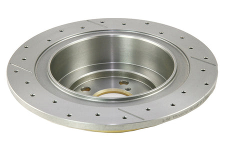DBA 03-06 Subaru Baja Rear Street Series Drilled & Slotted Rotor w/Gold Hat