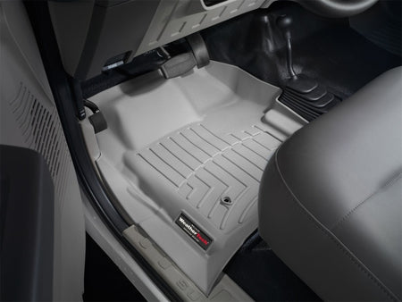 WeatherTech 08-10 Ford F250/F350/F450/F550 Super Duty Regular Cab Front FloorLiner - Grey