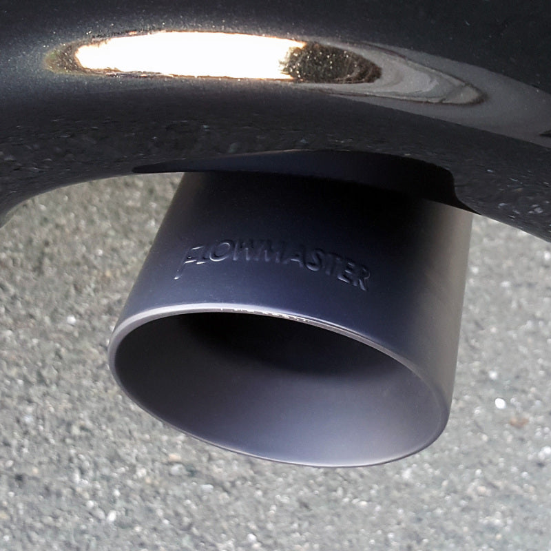 Flowmaster 09-24 Dodge Ram 1500 5.7L 4in Angle Cut Exhaust Tips - Black