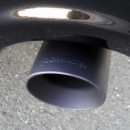 Flowmaster 09-24 Dodge Ram 1500 5.7L 4in Angle Cut Exhaust Tips - Black
