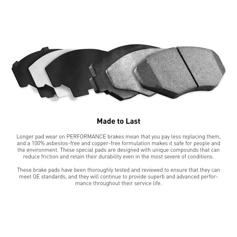 R1 93-98 Toyota Supra Rear Performance Sport Brake Pads