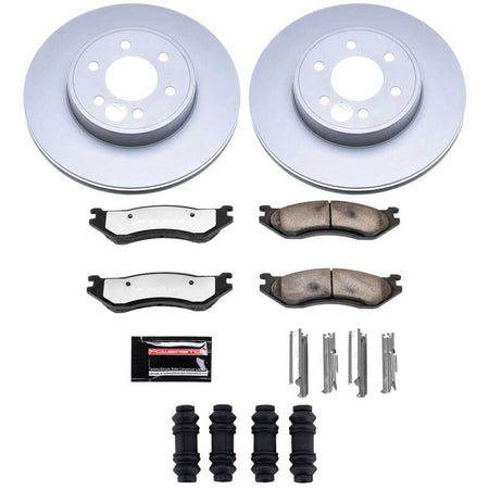 Power Stop 2003 Dodge Durango Front Z36 Coated Truck & Tow Brake Kit
