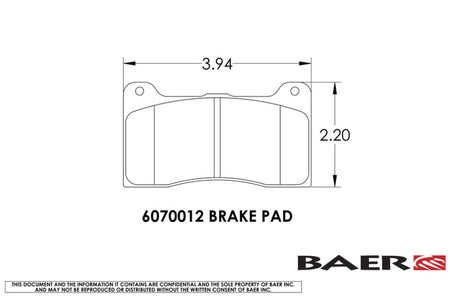 Baer Brakes 15-23 Ford Mustang 11.625in SS4+ Deep Stage Front SDZ Brake Kit - Clear