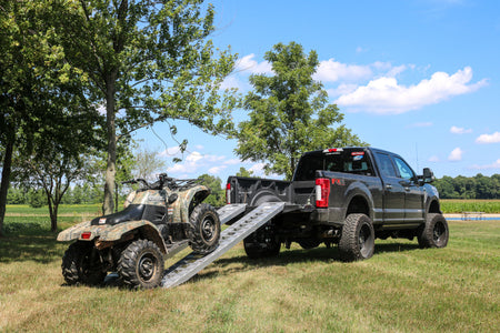 Gen-Y Extreme-Duty 8ft Aluminum Loading Ramps 15in x 96in 7K Capacity Per Ramp - Pair