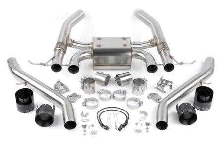 Dinan 21-27 BMW M3/M4 (G80/G82/G83) Valved Axleback Exhaust System - Black Tips