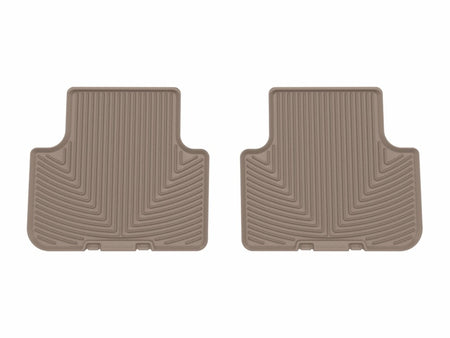 WeatherTech 17-25 Audi Q7 2nd Row Rear All-Weather Floor Mats - Tan