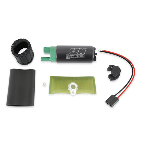 AEM 400 LPH E85 Compatible Fuel Pump Kit - Single Barb - Ethanol Compatible