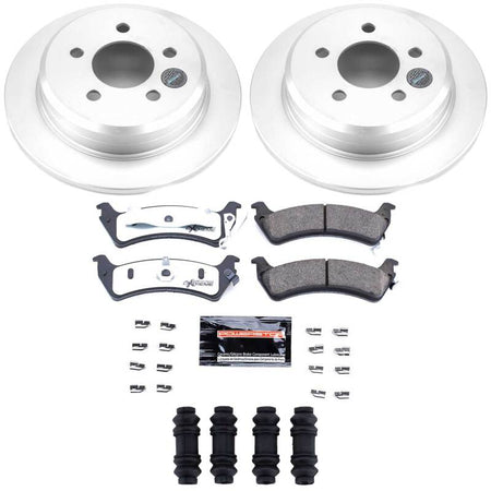 Power Stop 93-98 Jeep Grand Cherokee Rear Z36 Coated Truck & Tow Brake Kit