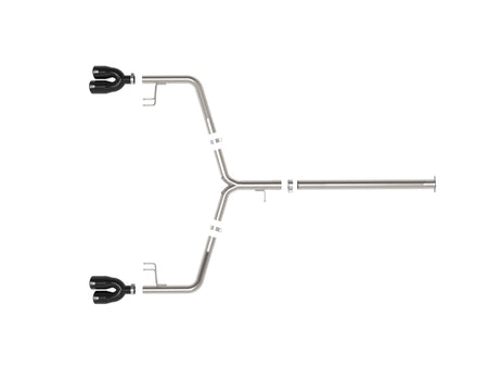 aFe Takeda 21-24 Kia K5 GT L4-2.5L (t) SS Axle-Back Exhaust System w/ Black Tips